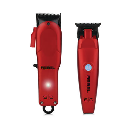 S|C Rebel Super-Torque Clipper + Trimmer Combo Red by StyleCraft - DEAL (View 3)
