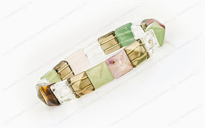 Multi Stone Pyramid Bracelet by SAMAHealing - Sustainable Living (View 2)