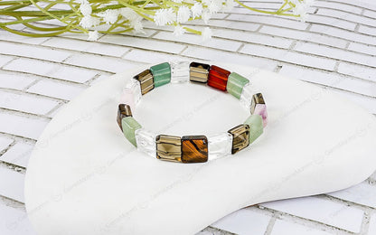 Multi Stone Pyramid Bracelet by SAMAHealing - Sustainable Living