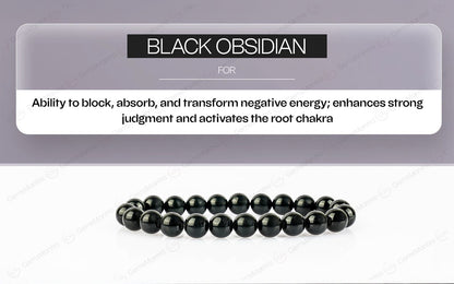 Black Obsidian Bracelet by SAMAHealing - Sustainable Living (View 5)