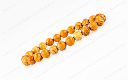 Original Camel Jasper Bracelet with Certificate by SAMAHealing - Sustainable Living