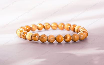 Original Camel Jasper Bracelet with Certificate by SAMAHealing - Sustainable Living (View 2)