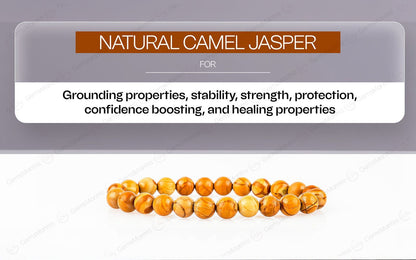 Original Camel Jasper Bracelet with Certificate by SAMAHealing - Sustainable Living (View 5)