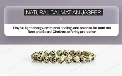 Dalmatian Jasper Bracelet by SAMAHealing - Sustainable Living (View 5)