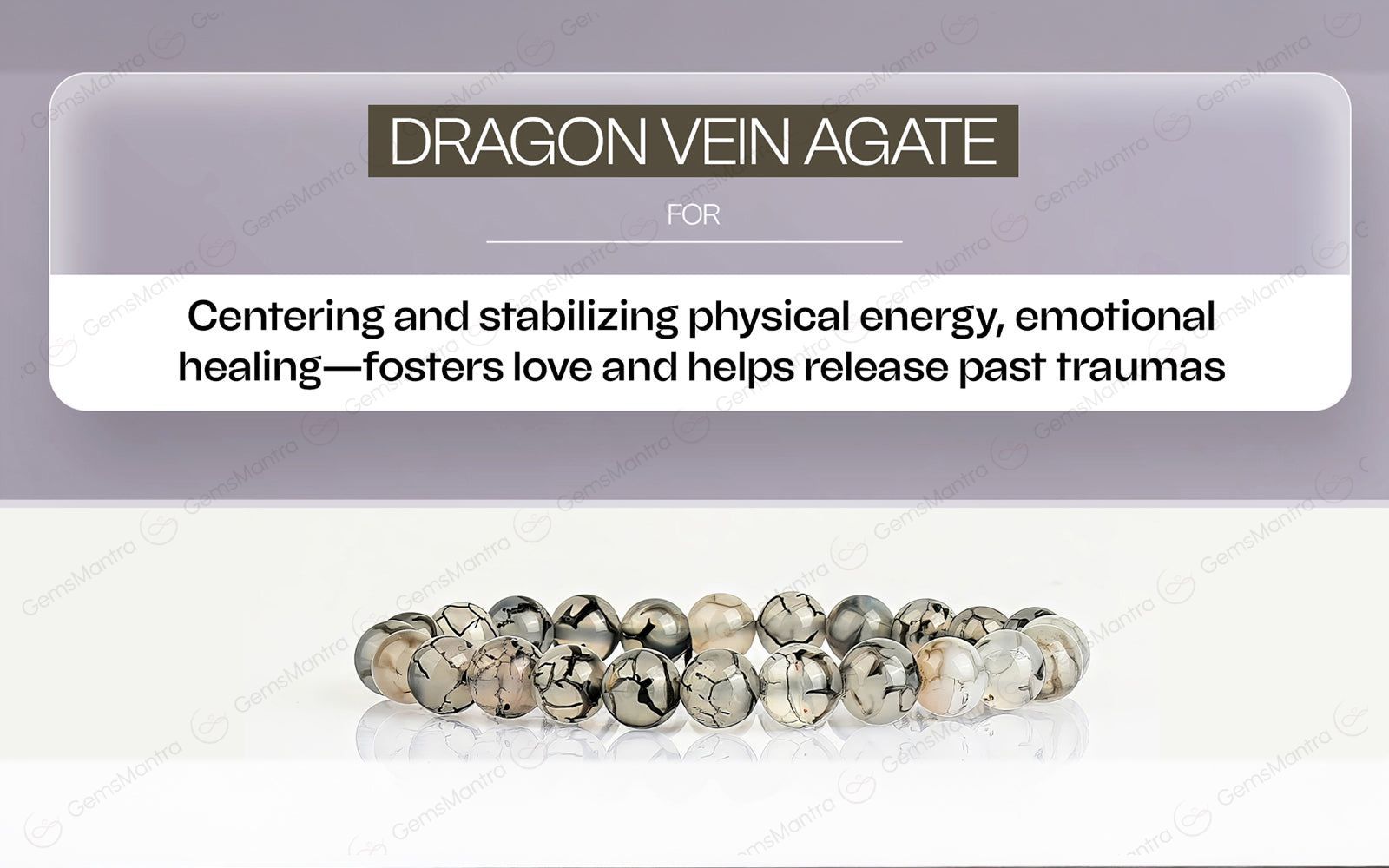 Dragon Vein Agate Bracelet - Image 5