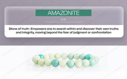 Amazonite Bracelet by SAMAHealing - Sustainable Living (View 5)