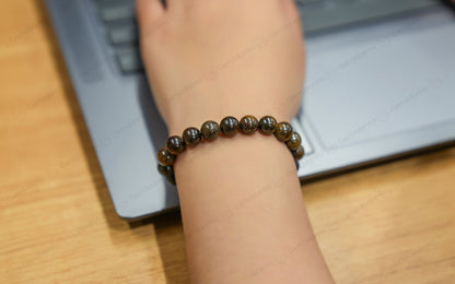 Original Bronzite Bracelet with Certificate by SAMAHealing - Sustainable Living (View 3)