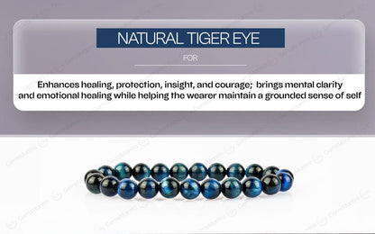 Blue Tiger Eye Bracelet by SAMAHealing - Sustainable Living (View 5)