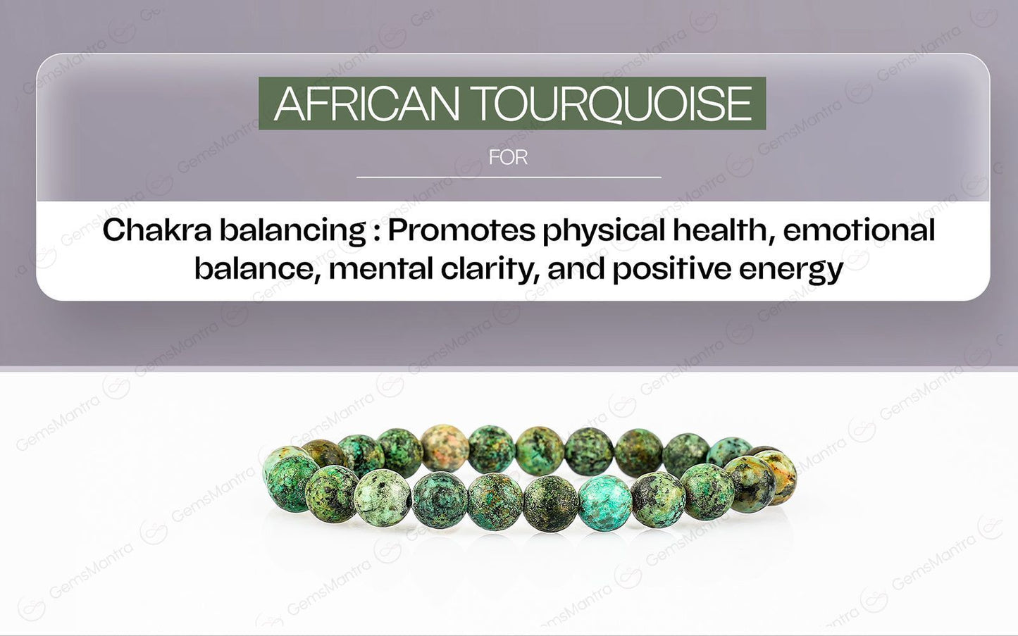 Original African Turquoise Bracelet with Certificate