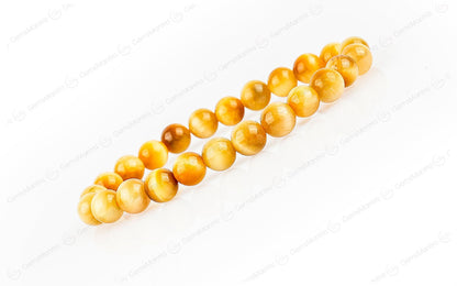 Cat's Eye Bracelet - Intuition, Detachment, and Spirituality by SAMAHealing - Sustainable Living (View 2)