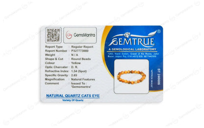 Cat's Eye Bracelet - Intuition, Detachment, and Spirituality by SAMAHealing - Sustainable Living (View 4)