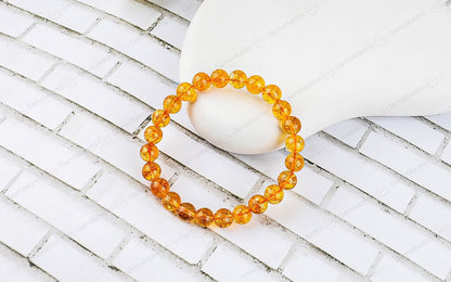 Citrine Bracelet - Stone of Abundance, Wealth & Luxury Life by SAMAHealing - Sustainable Living (View 2)
