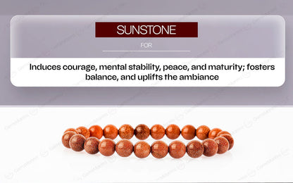 Sunstone Bracelet - Boost Confidence, Success & Leadership Energy by SAMAHealing - Sustainable Living (View 5)