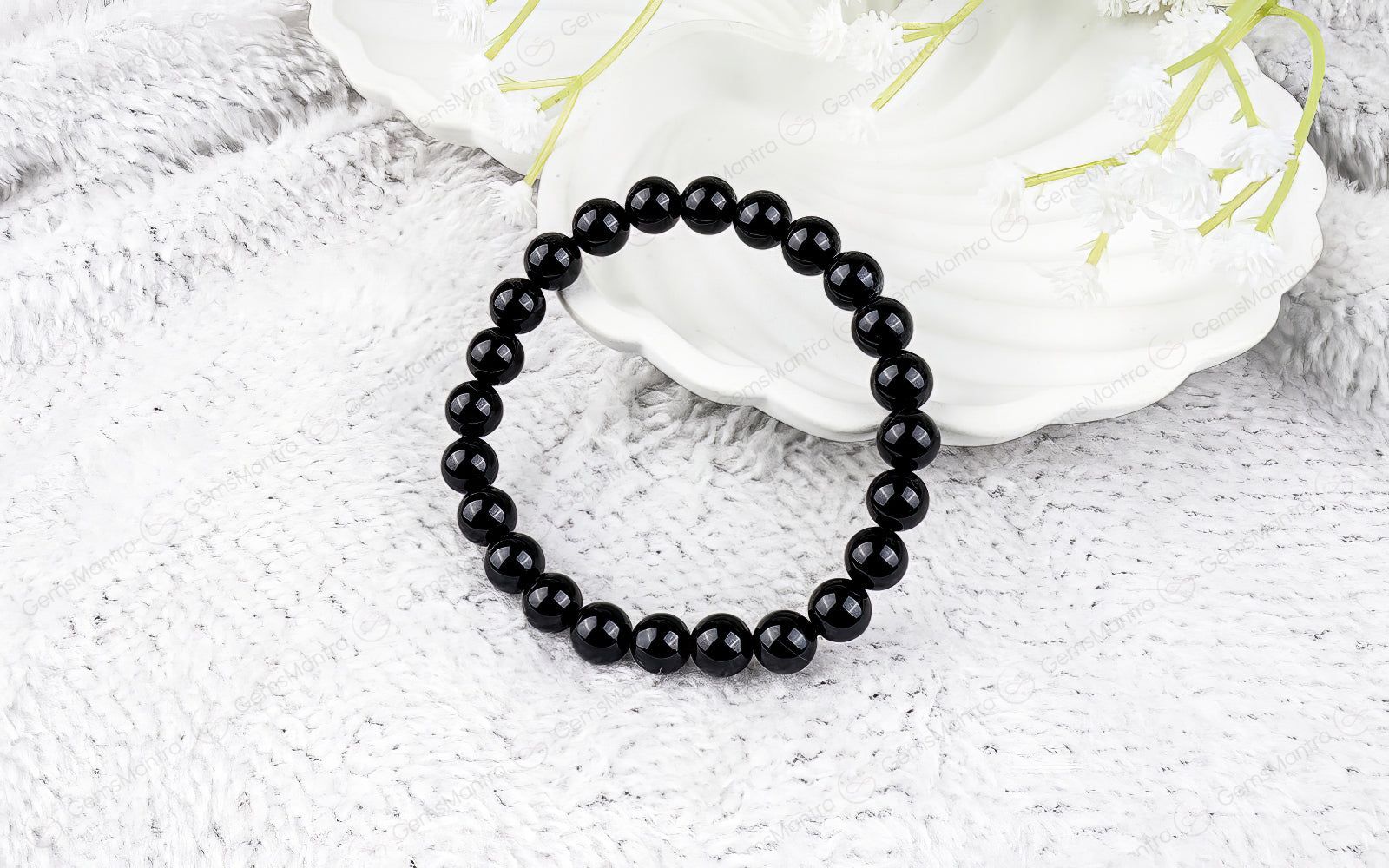 Agate (Black) Bracelet - Eco-friendly - Sama Homes
