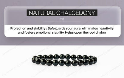 Agate (Black) Bracelet by SAMAHealing - Sustainable Living (View 5)