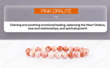 Original Opalite Pink Bracelet with Certificate by SAMAHealing - Sustainable Living (View 5)