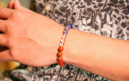 Original 7 Chakra Jasper Bracelet with Certificate by SAMAHealing - Sustainable Living (View 3)