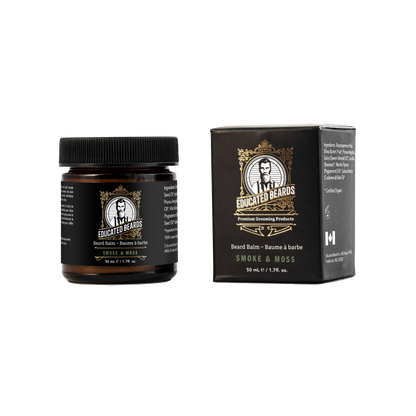 Educated Beards Organic Beard Balm - Smoke & Moss, 50ml by Educated Beards - Sustainable Living