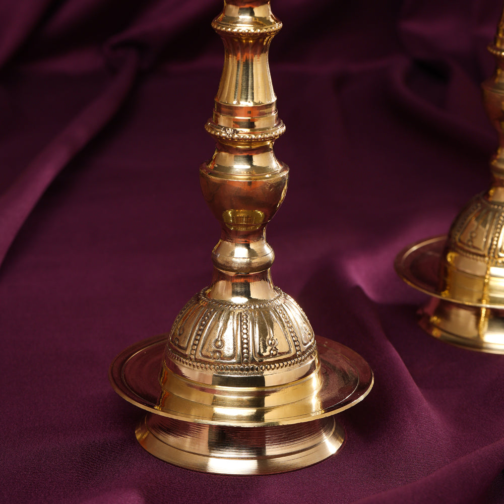 Brass Daana Kaashi Samai Pair - Image 7