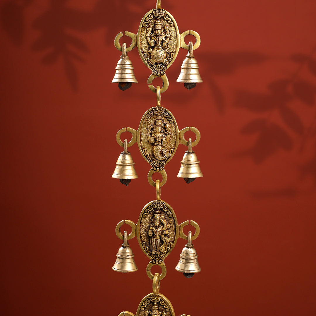 Brass Dashavatara Hanging Bell (48 Inch) - Image 3