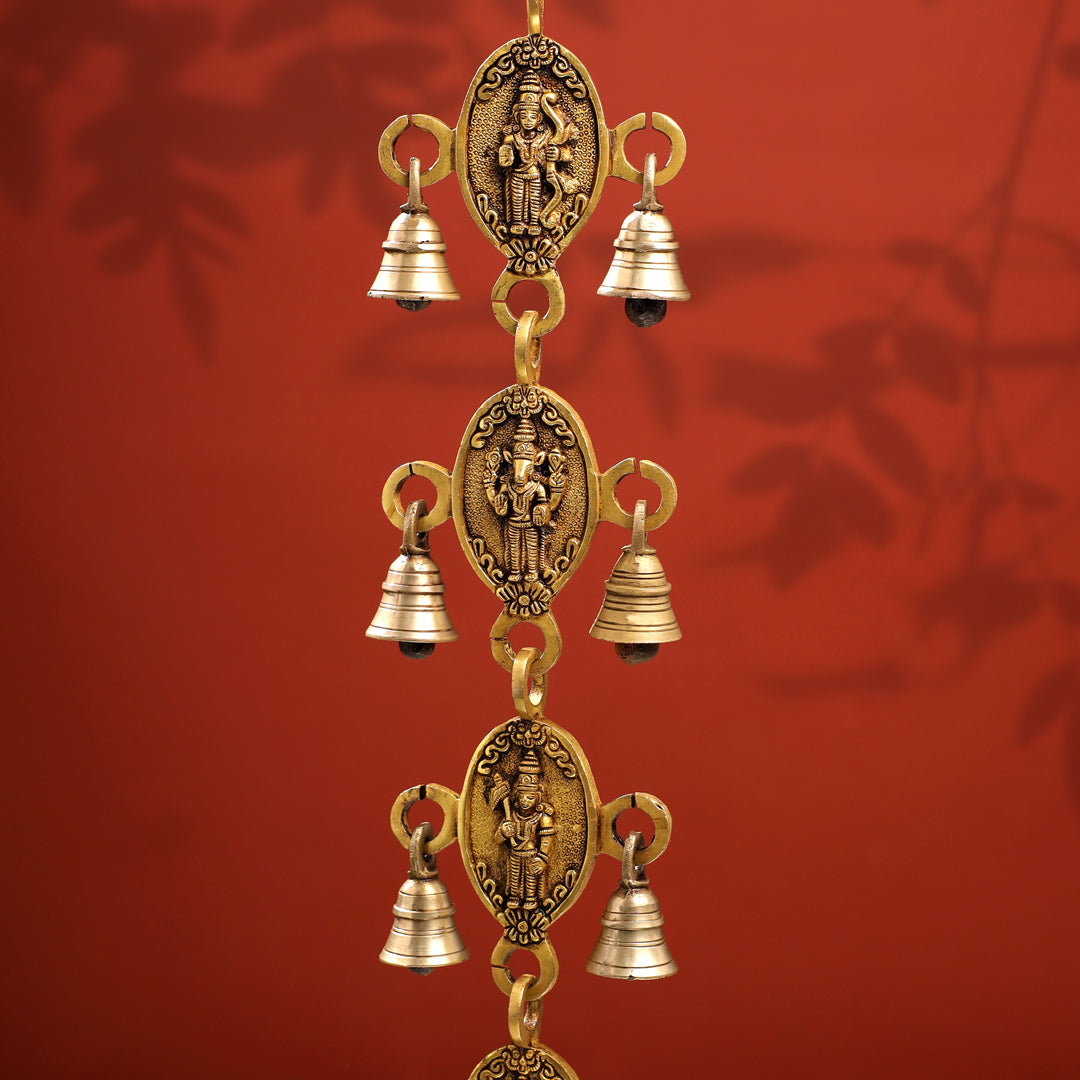 Brass Dashavatara Hanging Bell (48 Inch) - Image 4