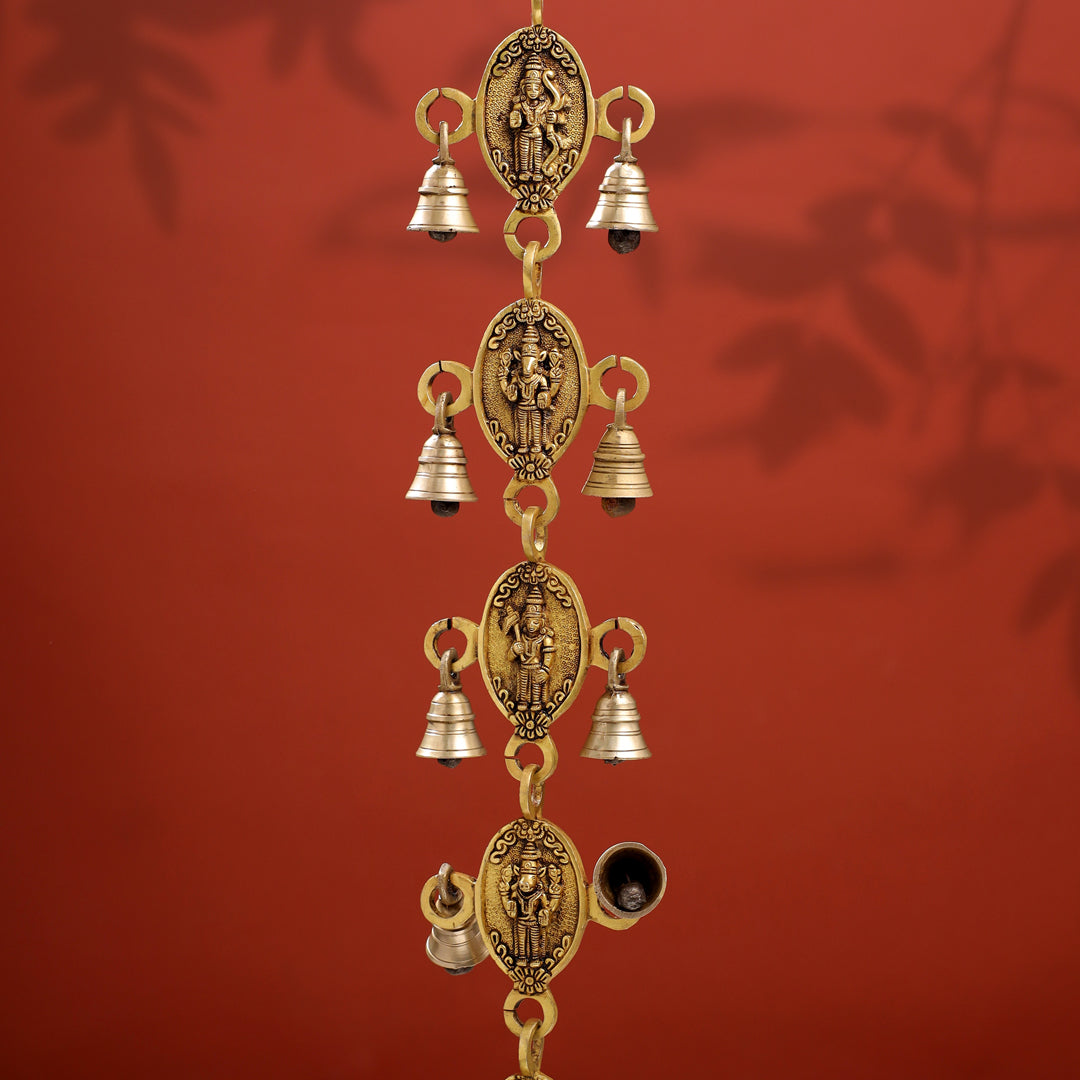 Brass Dashavatara Hanging Bell (48 Inch)