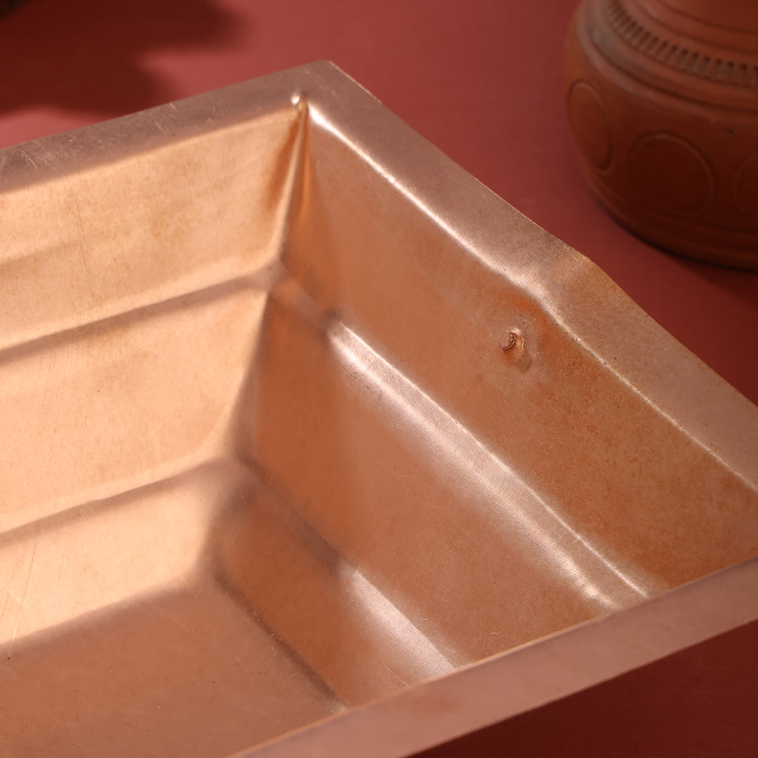 Handcrafted Copper Hawan Kund – Traditional Indian Puja & Ritual Vessel | Sama Homes