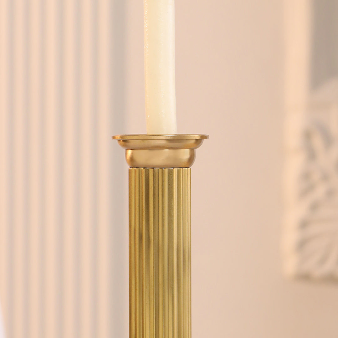 Brass Candle Stand Holder (6.7 Inch) - Image 3