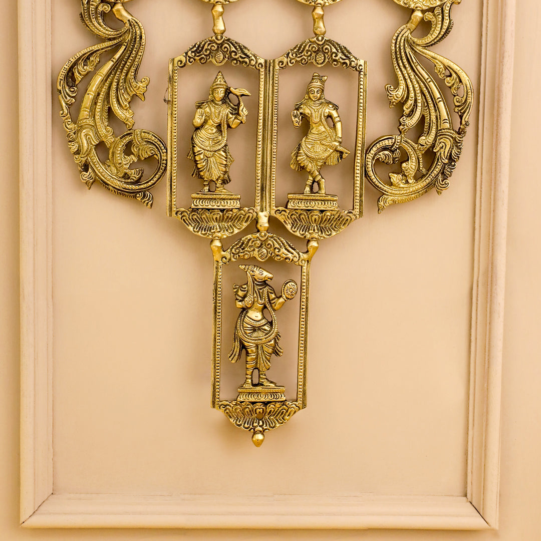 BRASS Dashavatara / VISHNU AVATAR WALL HANGING (29.5 INCH) - Image 5
