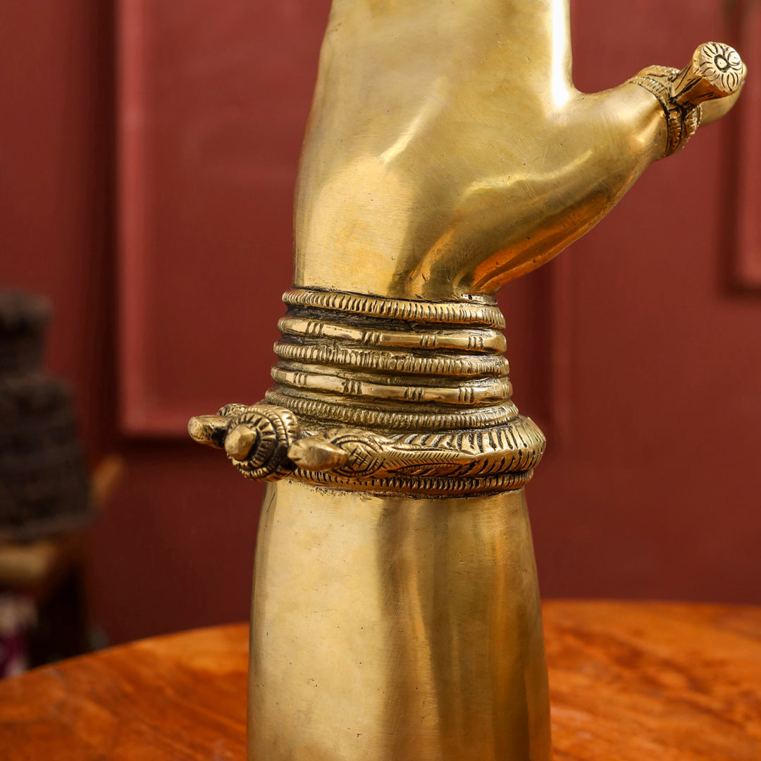 Brass Decorative Hand Pair (12 Inch) - Image 4