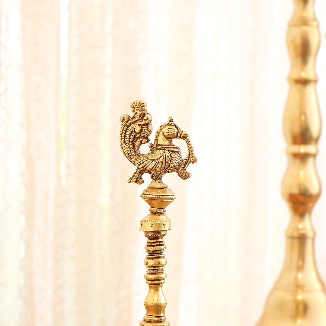 Brass Bird Handbell (10.3 Inch) - Image 2