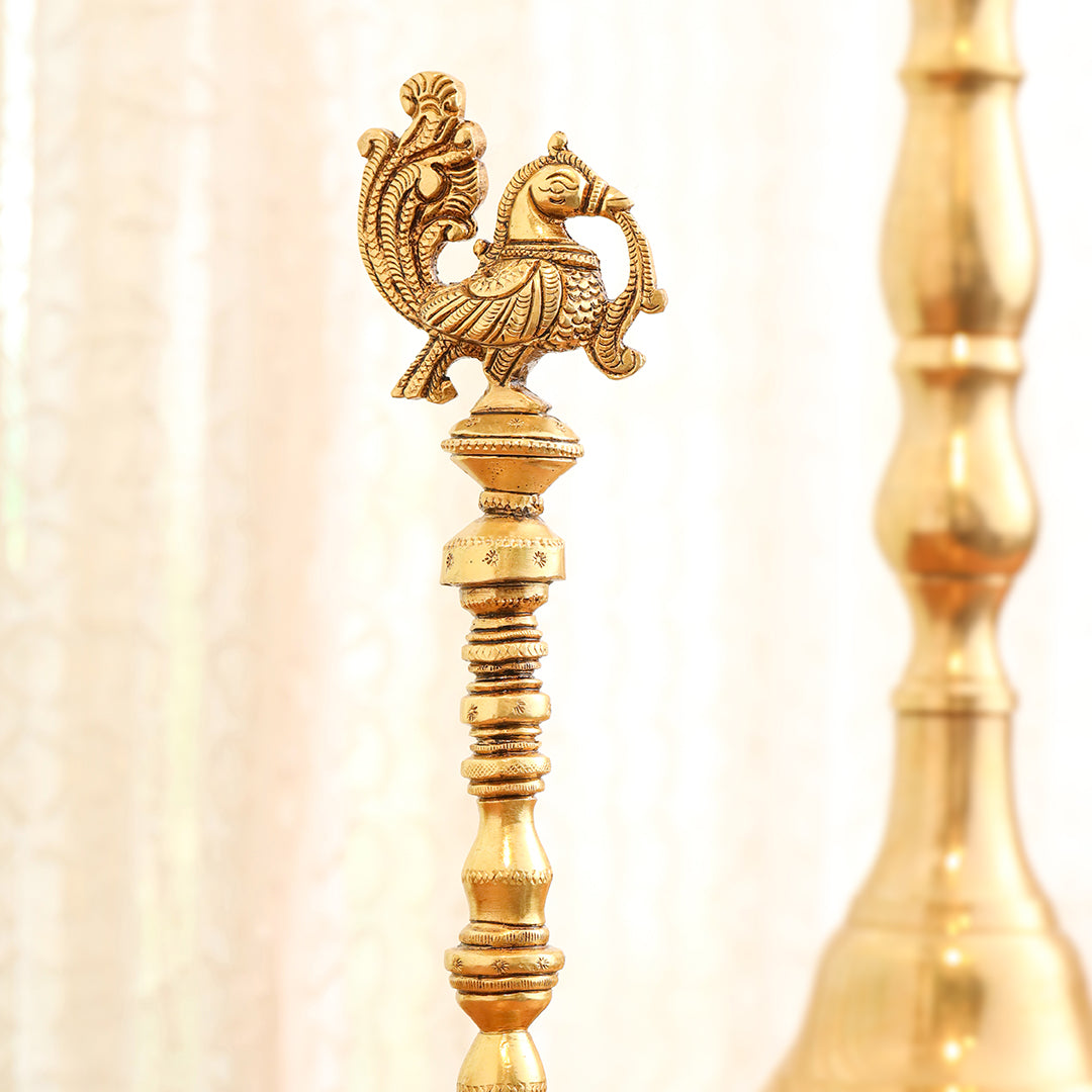 Brass Bird Handbell (10.3 Inch) - Image 4