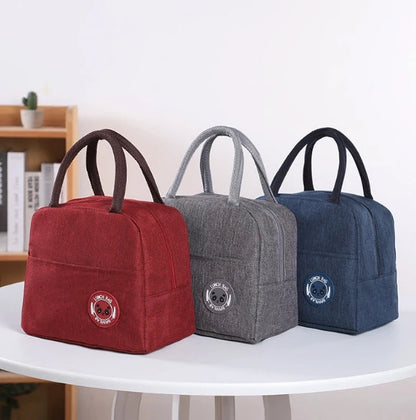 Bento bag large-capacity portable aluminum foil thickened insulated lunch box bag – Image 7