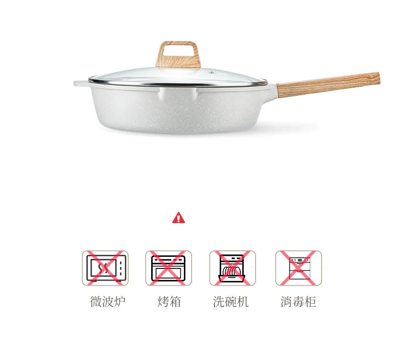 GIANXI Nonstick Pan Multifunctional Aluminum Alloy Coated With Medical Stone Wok Steak Egg Pancake Pot Set Kitchen Utensils - Image 24