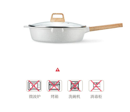GIANXI Nonstick Pan Multifunctional Aluminum Alloy Coated With Medical Stone Wok Steak Egg Pancake Pot Set Kitchen Utensils by Sama Homes - Sustainable Living (View 24)