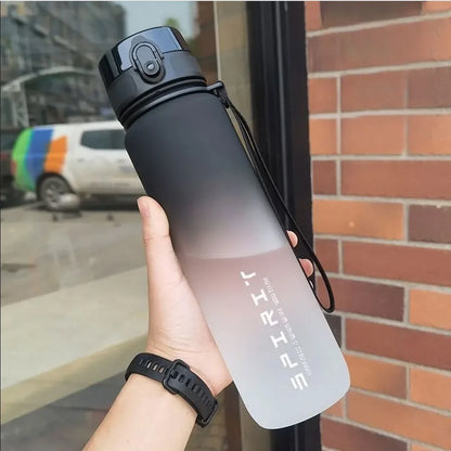 500ML/650ML/1000ML Large Capacity Sports Bottle Motivational Leak Proof Portable Reusable Plastic Cups Outdoor Travel Gym Jugs by Sama Homes - Sustainable Living (View 19)