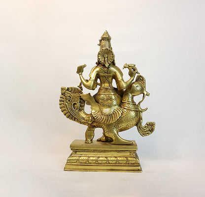 Brass Maa Saraswati by Siddhhi Arts - Idol (View 7)
