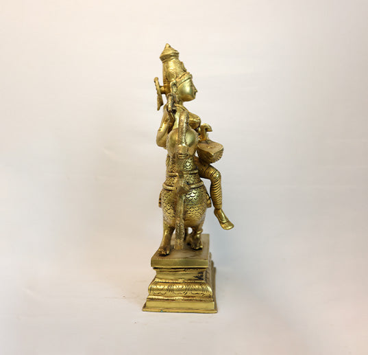 Brass Maa Saraswati