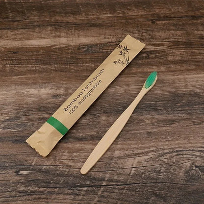 30pcs ECO Friendly Toothbrush Bamboo Toothbrushes Resuable Portable Adult Wooden Soft Tooth Brush For Home Travel Hotel by SAMA Homes - Sustainable Living (View 6)
