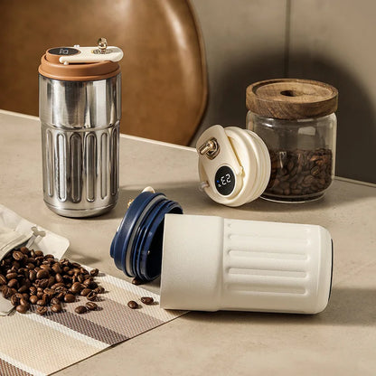 Smart Thermos Bottle with LED Temperature Display – 316 Stainless Steel Vacuum Insulated Coffee Mug | Portable Office & Travel Cup (450ml) – Image 3