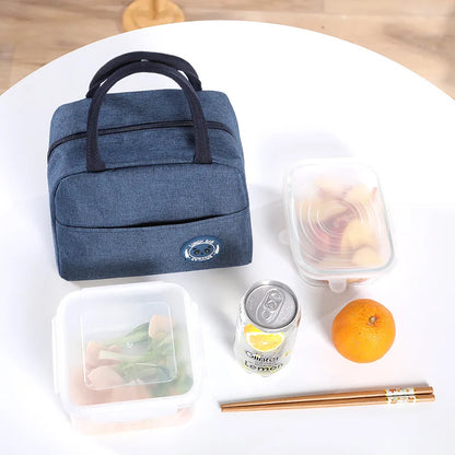 Bento bag large-capacity portable aluminum foil thickened insulated lunch box bag – Image 4