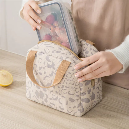 1 Pack of Ink Pattern Insulation Bag, Bento Bag, Lunch Box Bag, Outdoor Travel Ice Pack, Picnic Bag, Lunch Bag – Image 2