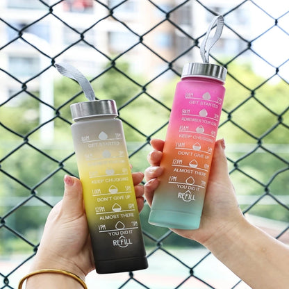 800ML Large Capacity Sports Water Bottle Leak Proof Plastic Drinking Cup With Scale Suitable For Travel Fitness Leakproof by Sama Homes - Sustainable Living (View 5)