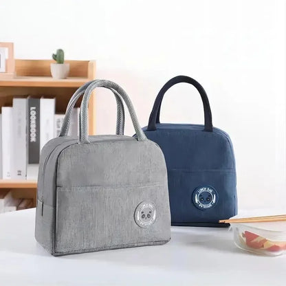 Fashion New Ion Aluminum Foil Insulation Lunch Bags Ice Storage Pack Student Portable Waterproof Picnic Box Bag – Image 2