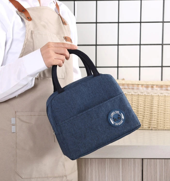 Bento bag large-capacity portable aluminum foil thickened insulated lunch box bag – Image 15 - Image 16