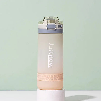 600ml Water Bottles Fashion Water Bottle with Straw BPA Free Portable Outdoor Sport Cute Drinking Plastic Bottles Eco-Friendly – Image 20