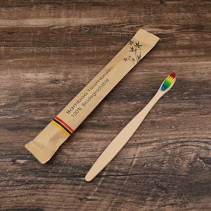 30pcs ECO Friendly Toothbrush Bamboo Toothbrushes Resuable Portable Adult Wooden Soft Tooth Brush For Home Travel Hotel by SAMA Homes - Sustainable Living (View 16)