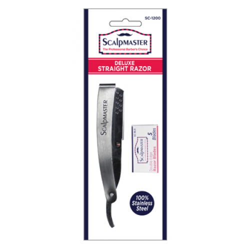 Scalpmaster Deluxe Straight Razor