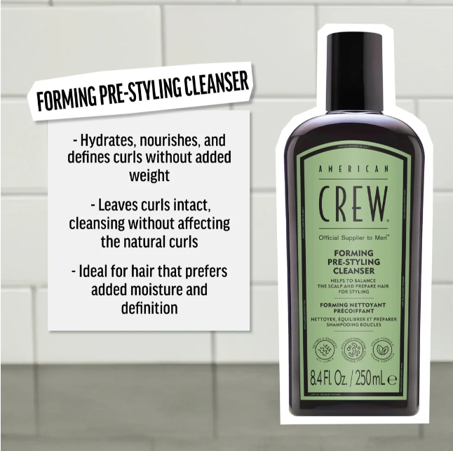 American Crew Forming Pre Styling Cleanser Shampoo 250ml by American Crew - Sustainable Living (View 4)