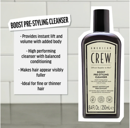 American Crew Boost Pre Styling Shampoo 250ml by American Crew - Sustainable Living (View 3)